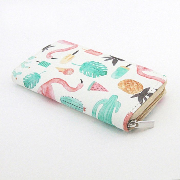 Кошелек &quot;FLAMINGO&quot; watercolor 