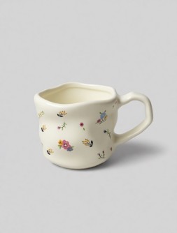 Кружка "Мятая", белая (380 мл)