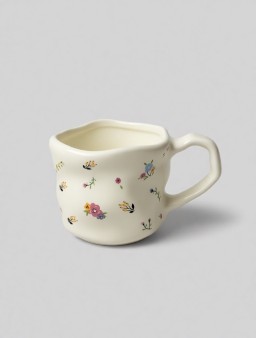 Кружка "Мятая", белая (380 мл)