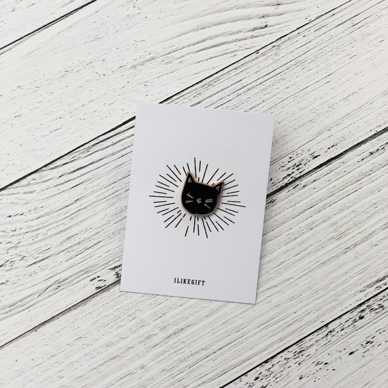 Значок &quot;Cat&quot;, black 