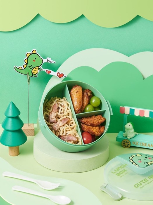 Ланчбокс «Cute animals», green (1000 ml) 