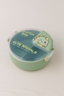 Ланчбокс «Cute animals», green (1000 ml)
