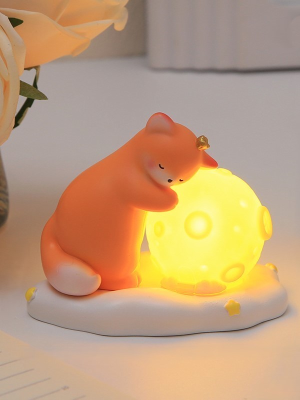 Ночник "Корги и луна"