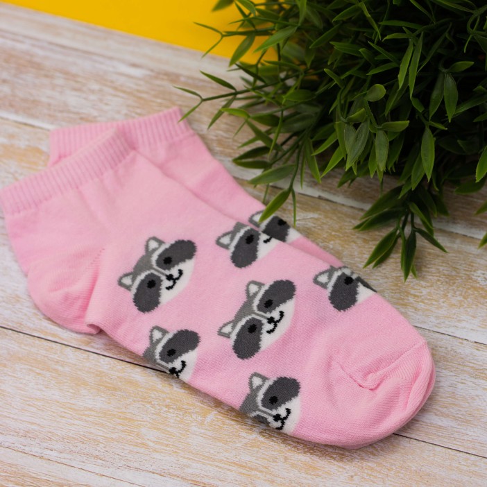 Носки женские "Raccoon", розовый, р. 35-40 
