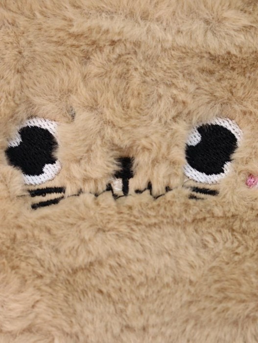 Грелка плюшевая с ремешком  &quot;Fluffy friends&quot;, cat, 400 мл (21*14 см) 