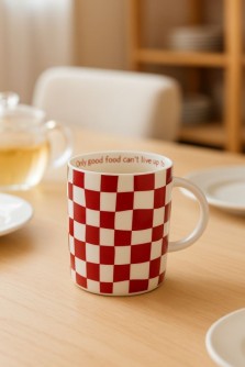 Кружка "Квадраты", красный