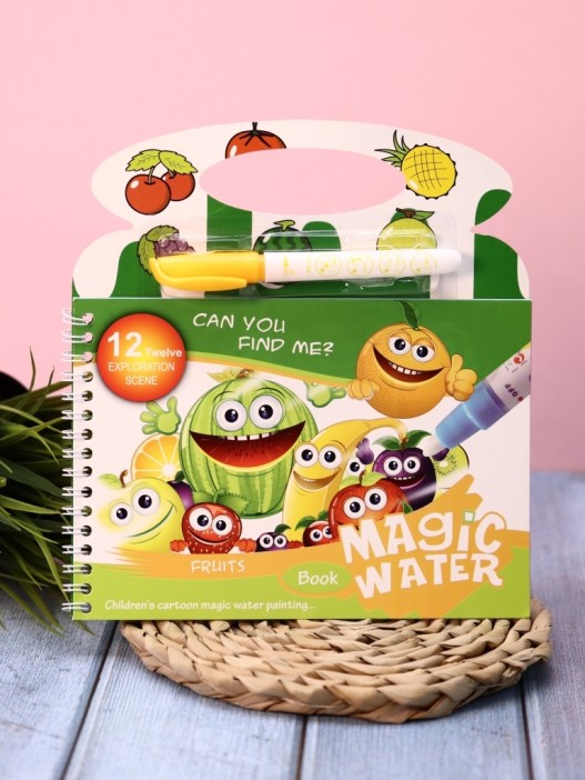 Водная раскраска с маркером &quot;Фрукты&quot; 