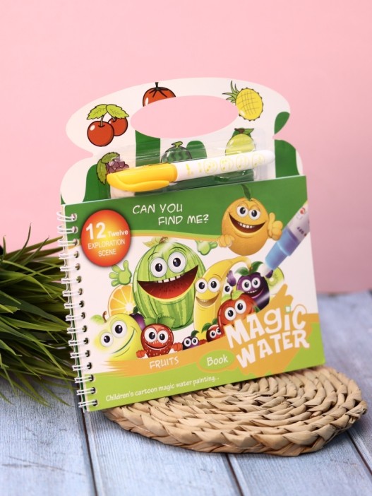 Водная раскраска с маркером &quot;Фрукты&quot; 