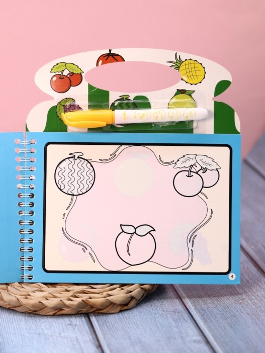 Водная раскраска с маркером &quot;Фрукты&quot; 