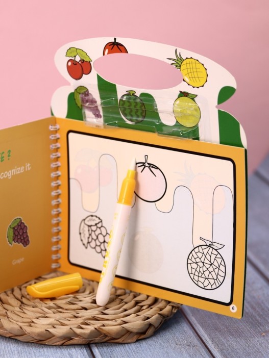 Водная раскраска с маркером &quot;Фрукты&quot; 