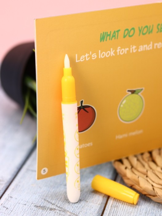 Водная раскраска с маркером &quot;Фрукты&quot; 