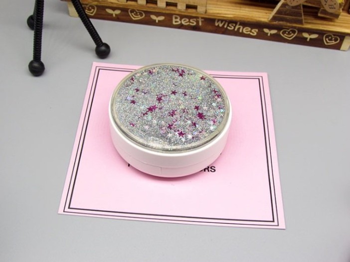 Контейнер для линз "Sparkles", white 