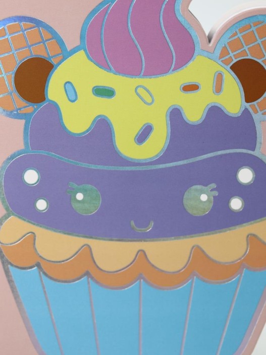 Блокнот на спирали (B6) &quot;Cute cupcake&quot;, red (13*18) 