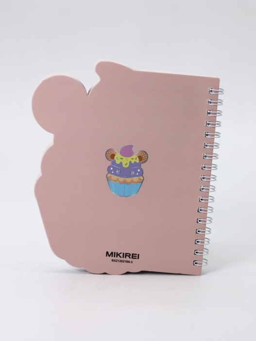 Блокнот на спирали (B6) &quot;Cute cupcake&quot;, red (13*18) 