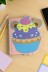 Блокнот на спирали (B6) &quot;Cute cupcake&quot;, red (13*18) 