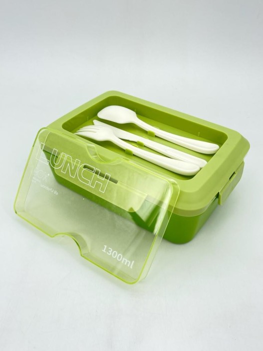 Ланчбокс &quot;Delicious break&quot;, green (1300 мл) 