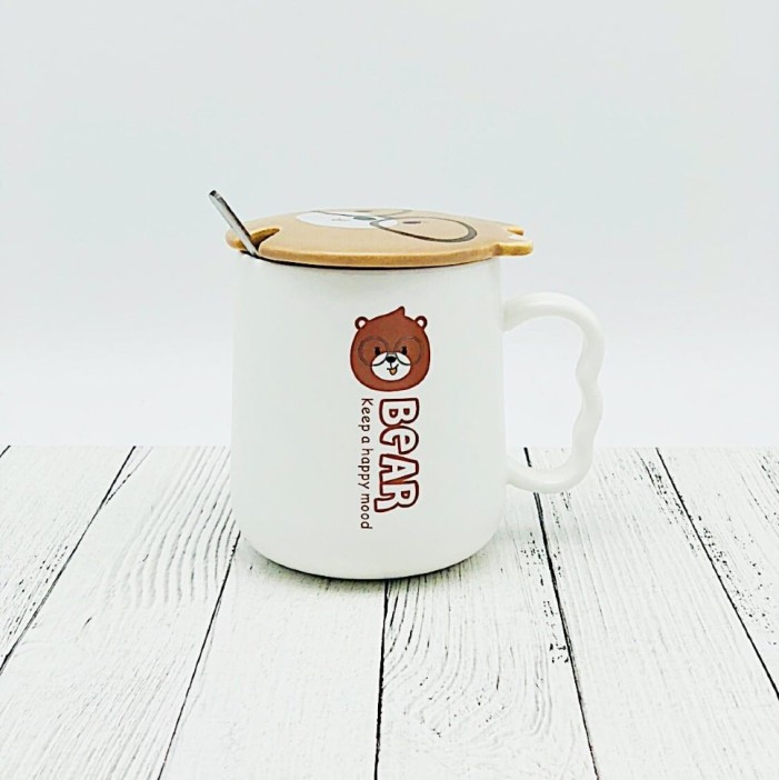 Кружка "Bear head", white (450ml) 