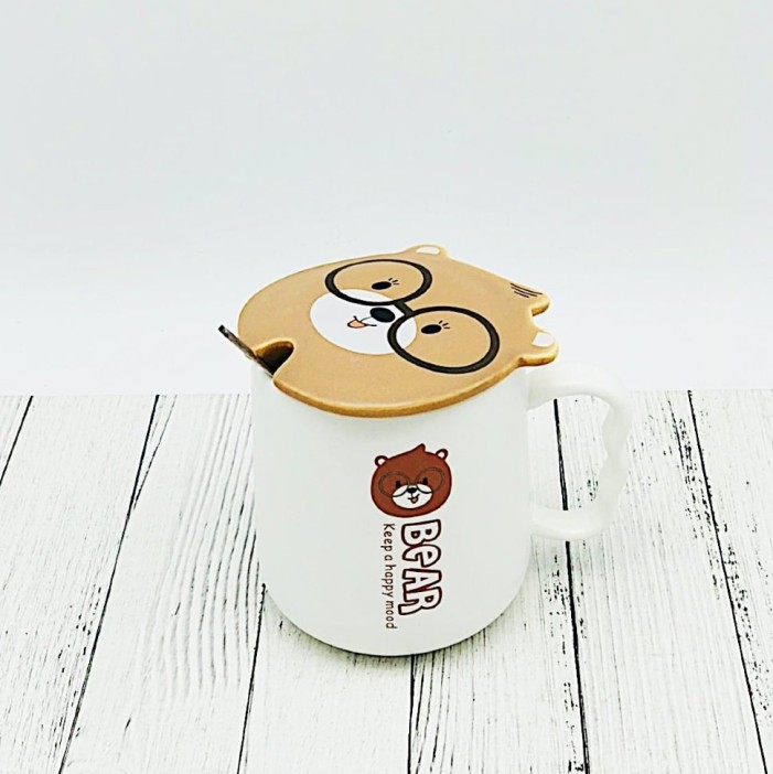 Кружка "Bear head", white (450ml) 