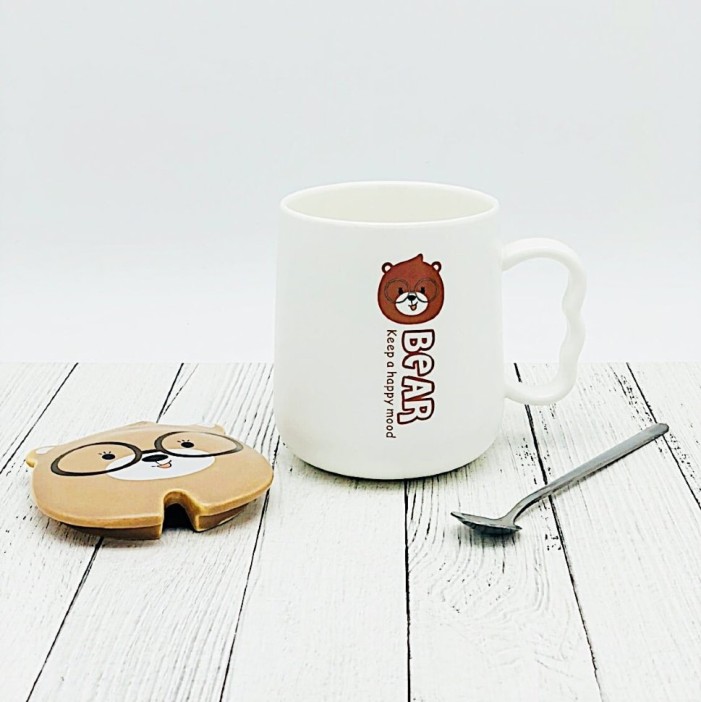 Кружка "Bear head", white (450ml) 