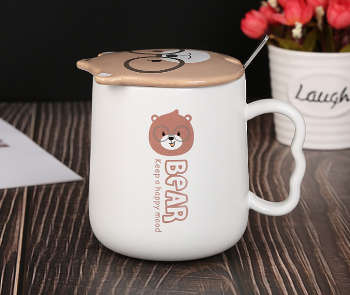 Кружка "Bear head", white (450ml) 