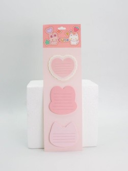 Блок для заметок "Cute Bunny&amp;Kitty", 30 л. 10,5*35 см