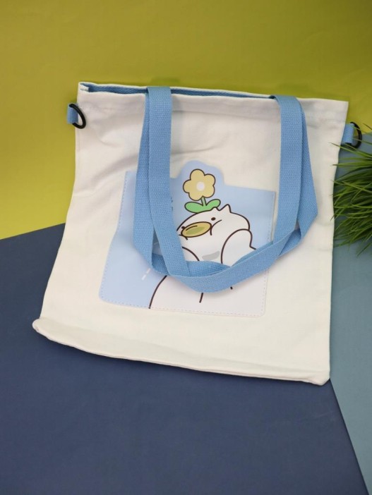 Сумка шоппер &quot;Smile day&quot;, white 