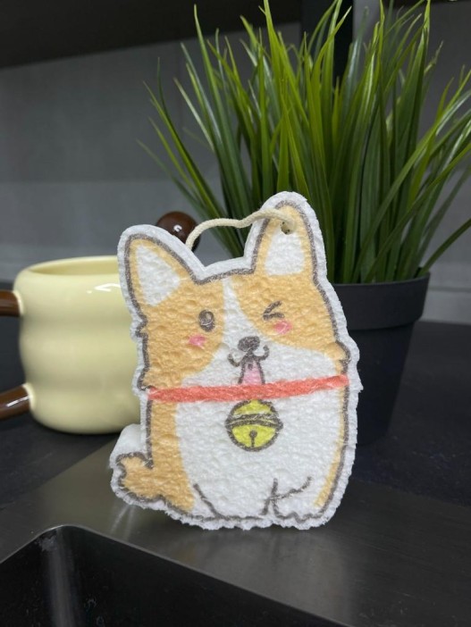 ЭКО губка для посуды &quot;Dog&quot; 