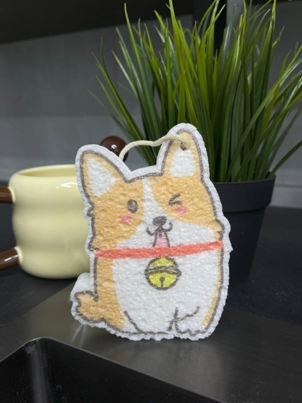 ЭКО губка для посуды "Dog"