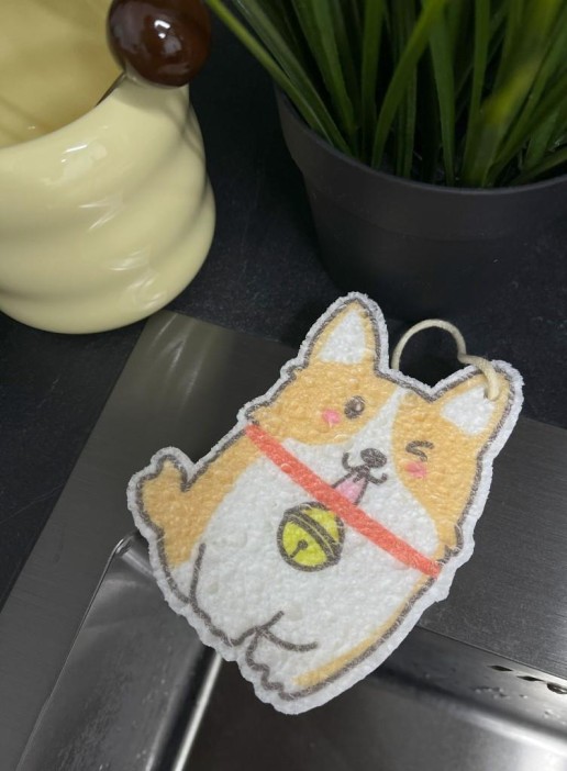 ЭКО губка для посуды &quot;Dog&quot; 