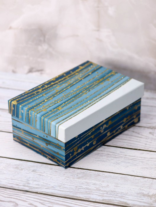 Подарочная коробка «Golden lines», 21*14*8.5 