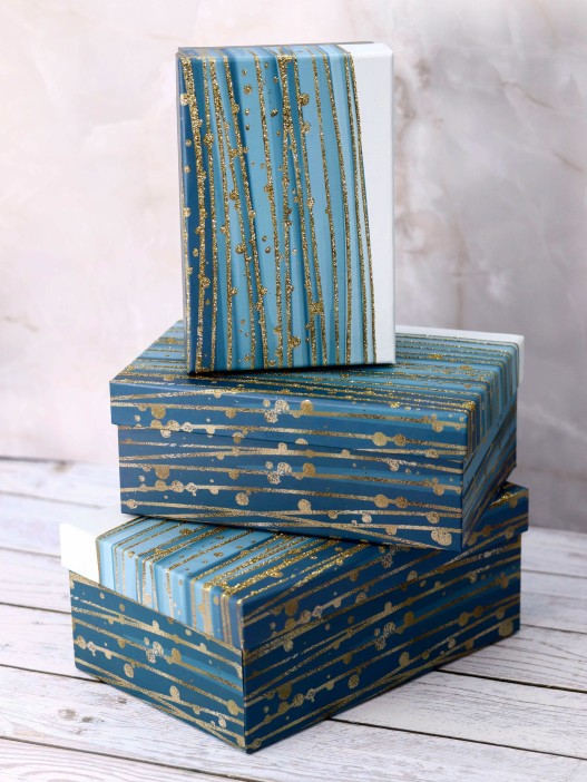 Подарочная коробка «Golden lines», 21*14*8.5 