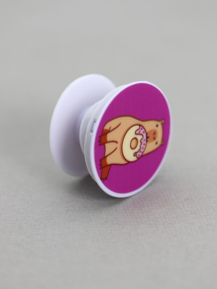 Попсокет iLikeGift "Капибара с пончиком"