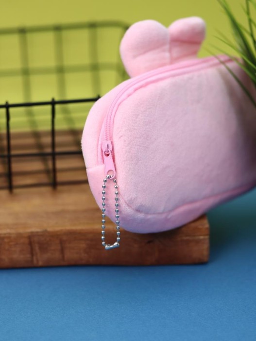 Пенал плюшевый &quot;Hare with strawberries&quot;, pink (20*10 см) 