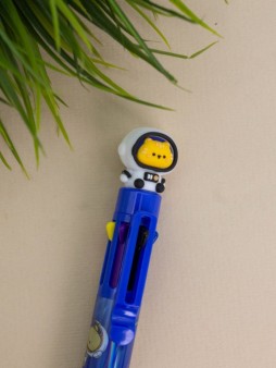 Разноцветная ручка 8 в 1 "Space team", cat