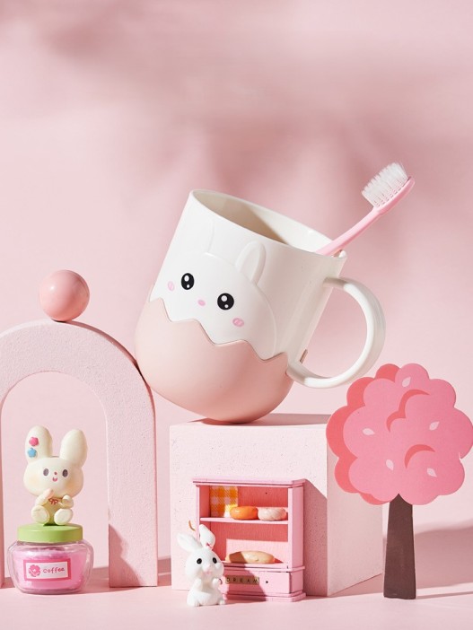 Кружка &quot;Waves rabbit&quot;, pink 