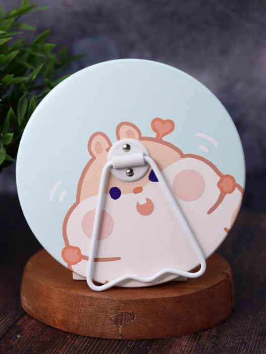 Зеркало настольное &quot;Head hamster&quot;, blue (15,5*16 см) 