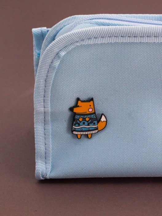 Значок металлический iLikeGift &quot;Cozy fox&quot; 