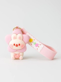 Брелок "Flower bunny", pink