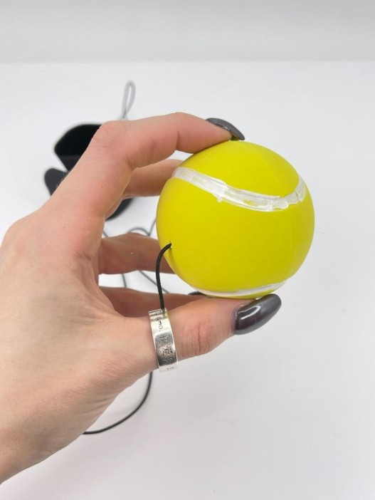 Мялка - антистресс на резинке «Tennis ball» 