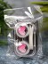 Контейнер для линз «Circle hearts», pink-white 