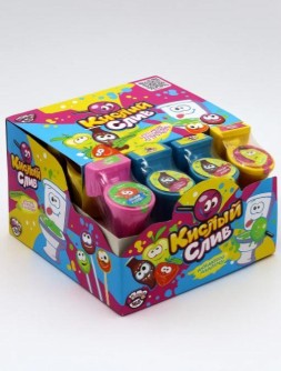 Карамель леденцовая с кислой пудрой «Кислый слив», 24 шт.