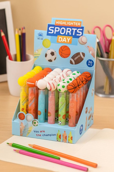 Маркер текстовыделитель &quot;Balls&quot;, mix 