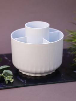 Органайзер для канцелярских принадлежностей "Round", blue + стикеры