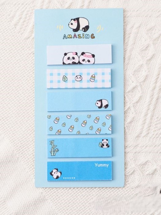 Стикеры "Panda life", blue 