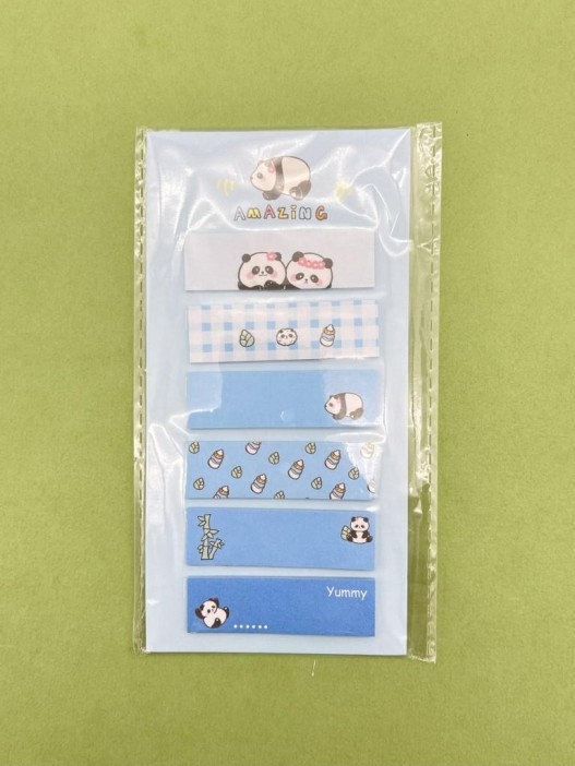 Стикеры "Panda life", blue 