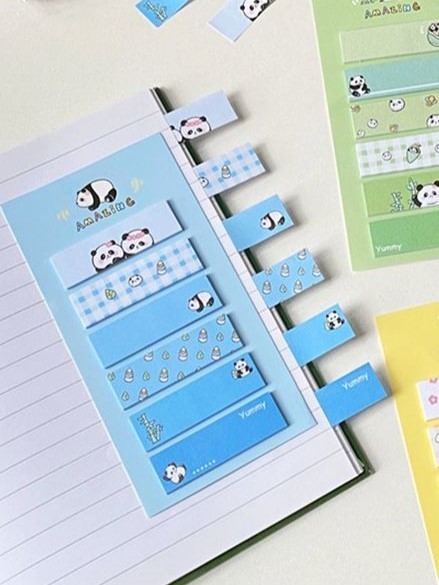 Стикеры "Panda life", blue