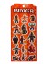 3D наклейки "Bloxer", микс (10*22см)