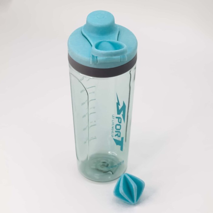 Спортивная бутылка "Let life move up", blue (900ml) 