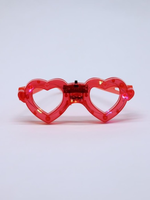 Праздничные электронные очки &quot;Heart shine&quot;, mix (14,3 см) 