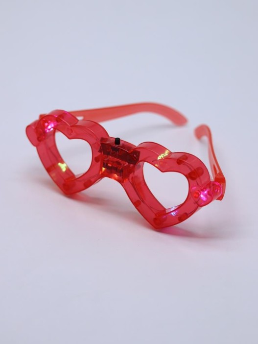 Праздничные электронные очки &quot;Heart shine&quot;, mix (14,3 см) 